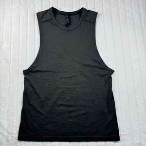 Lululemon Metal Vent Tech Sleeveless 2.0 Men S Dark Gray Gym Performance Stretch